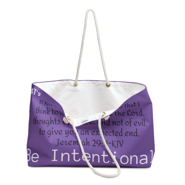 Purple Weekender Bag - Image 3