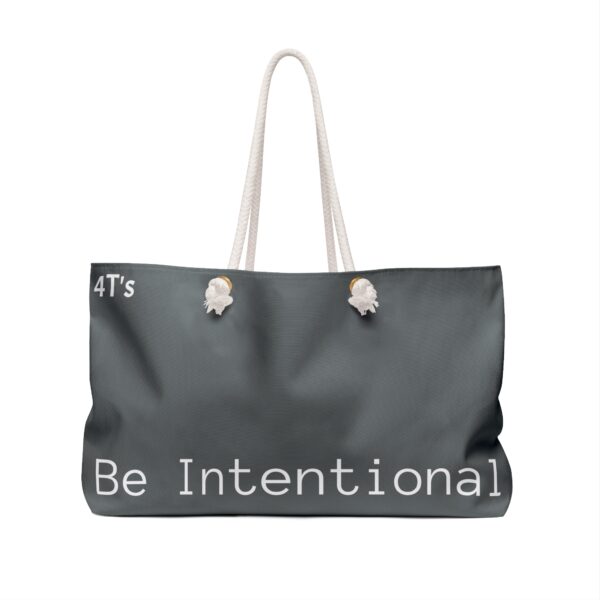 Grey Weekender Bag - Image 2