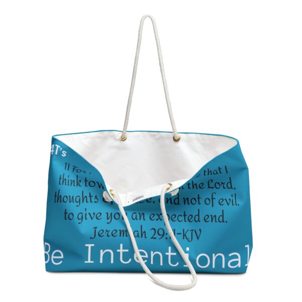 Turquoise Weekender Bag - Image 3