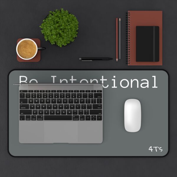 Grey Be Intentional Desk Mat - Image 8